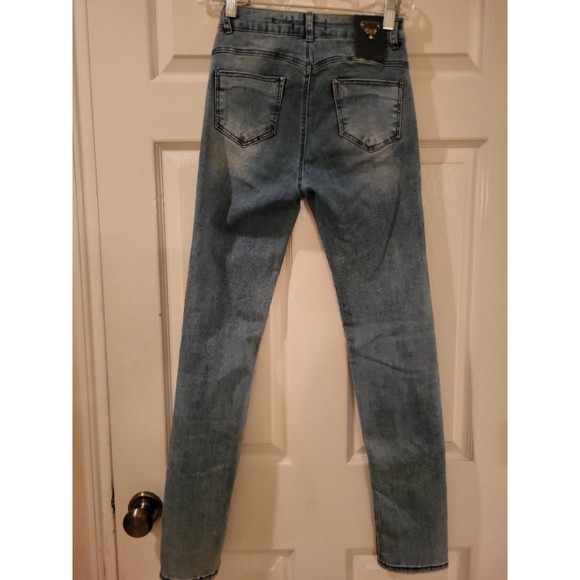 Esparanto Sequined Skinny Jeans - Picture 5 of 10